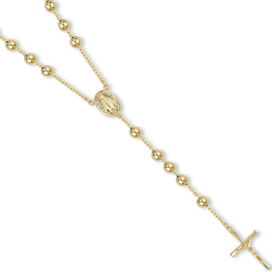 Yellow Gold Rosary Beads - 28.0g
