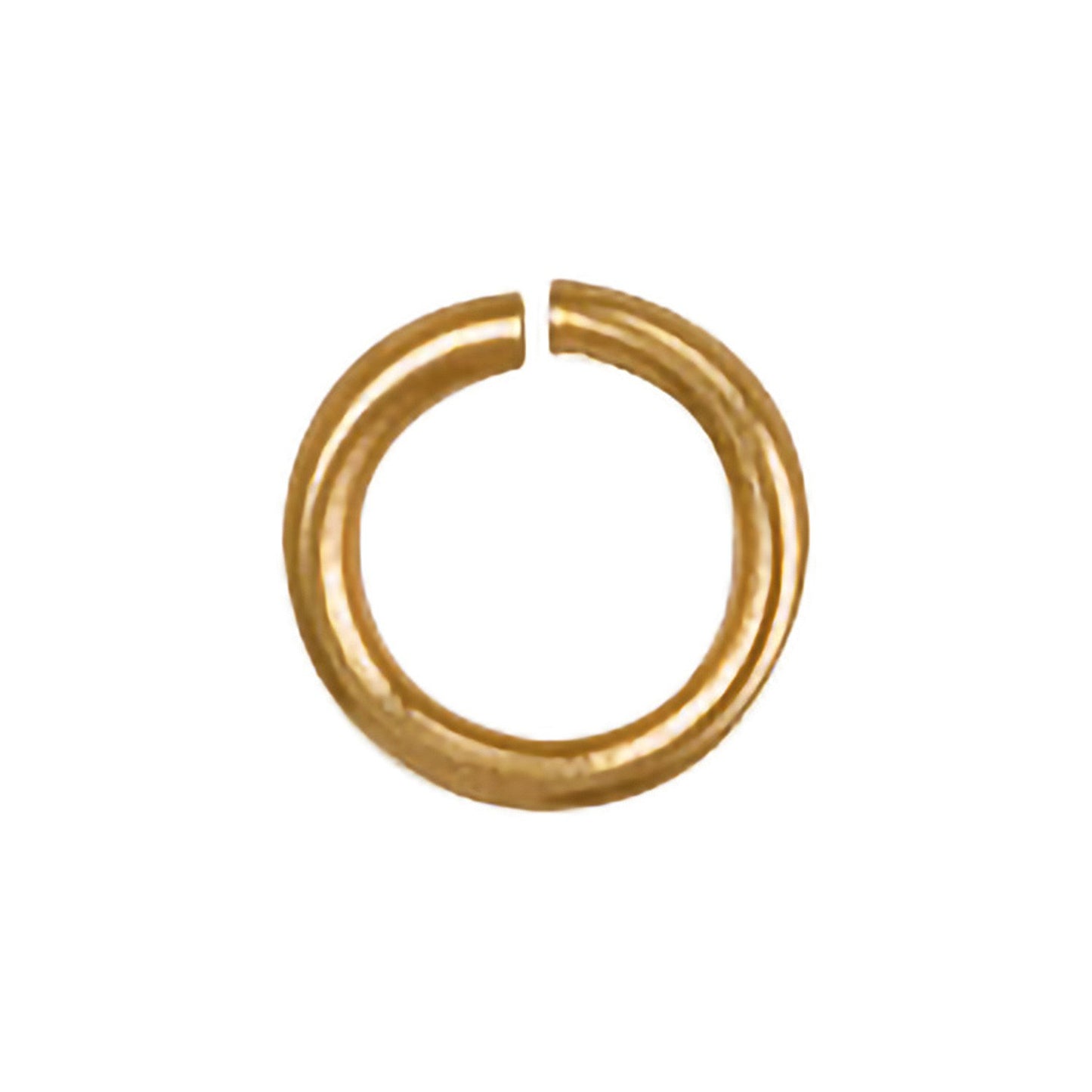 Yellow Gold 8mm Jump Ring (Pack of 6)