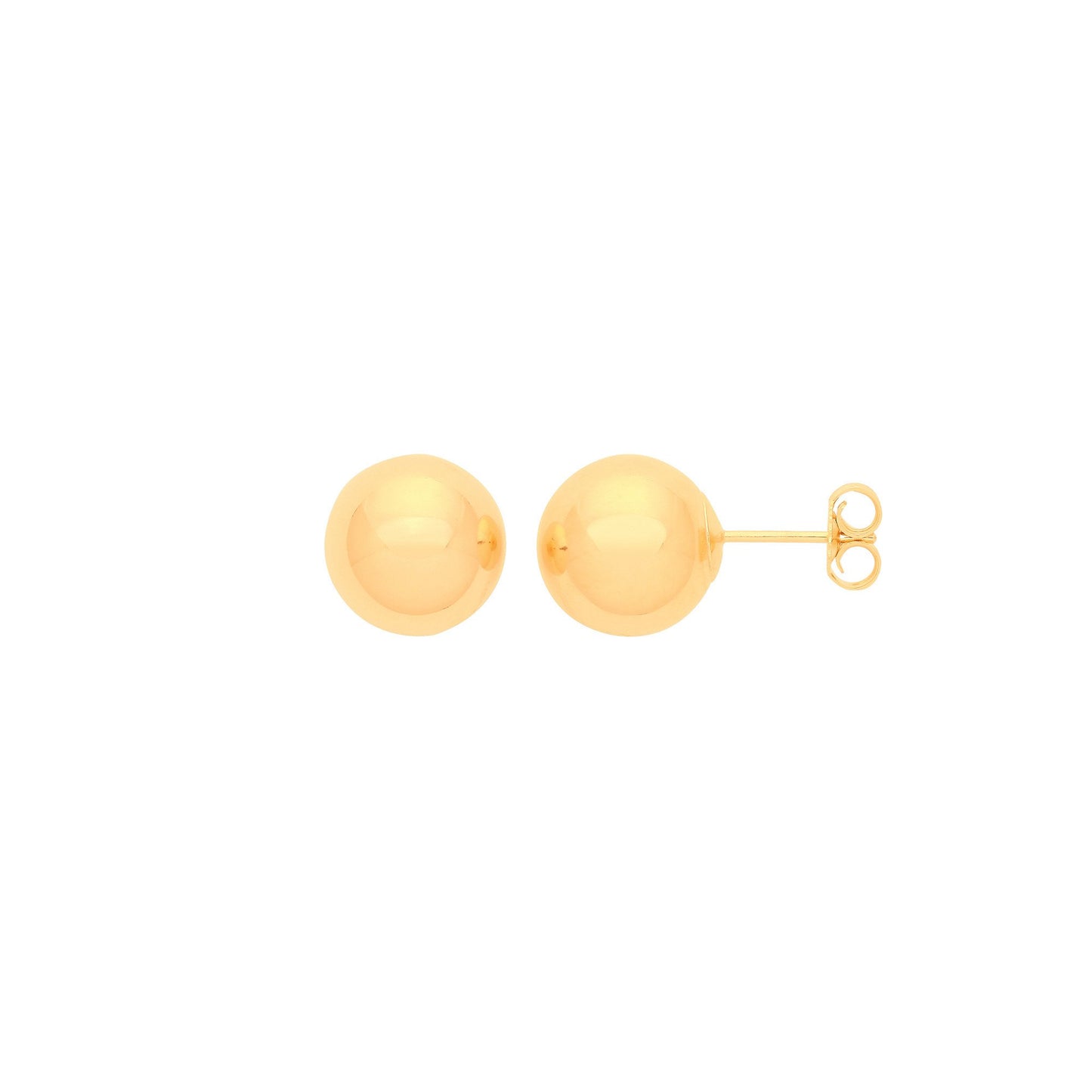 9ct Yellow Gold 7mm Ball Studs