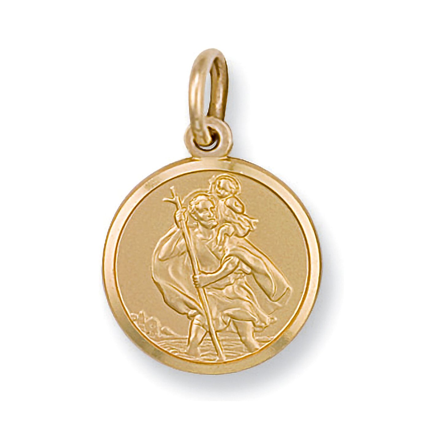 Yellow Gold St. Christopher Pendant - 3.1g
