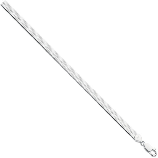 Silver 6.8mm Herringbone Chain
