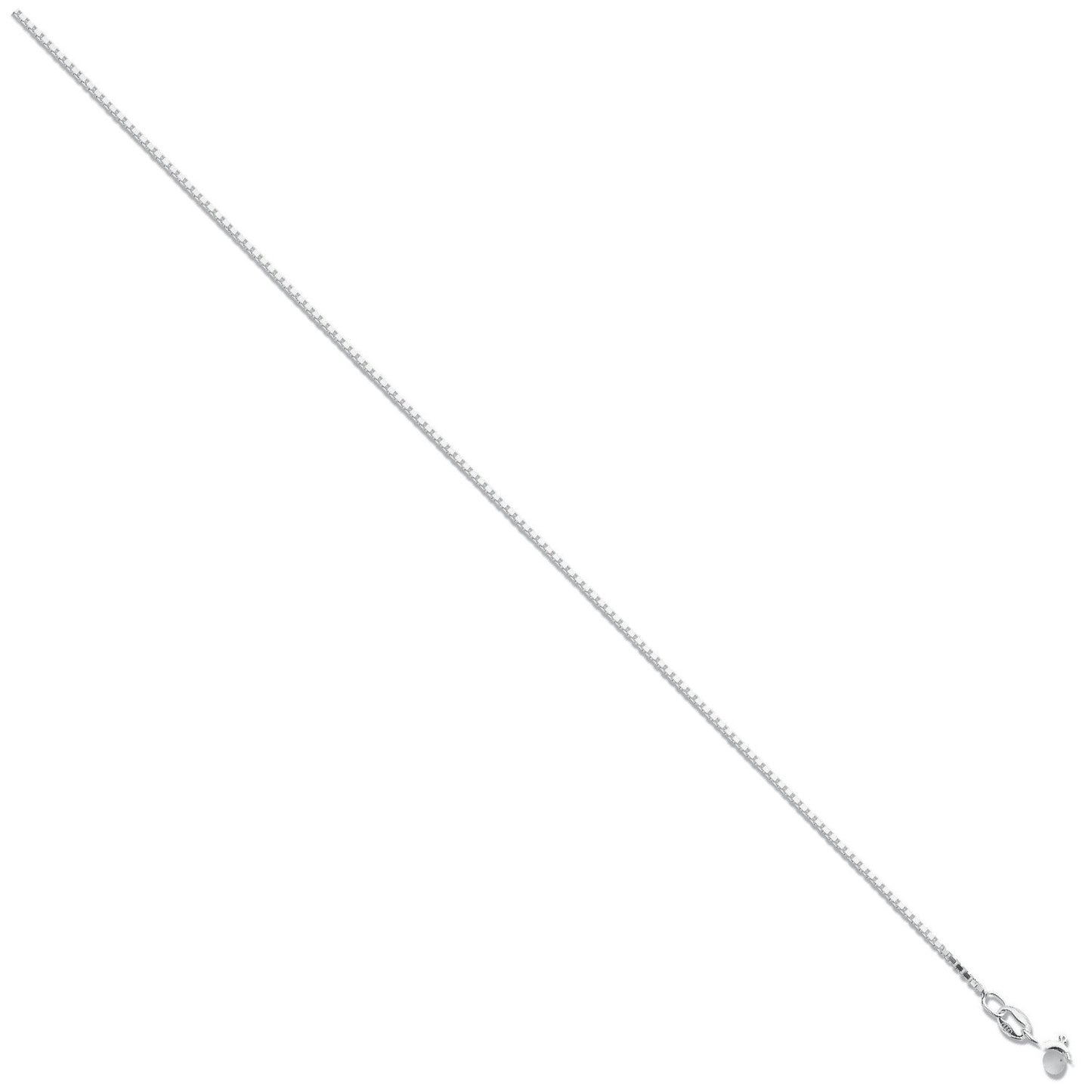 Silver 1.1mm Box Chain