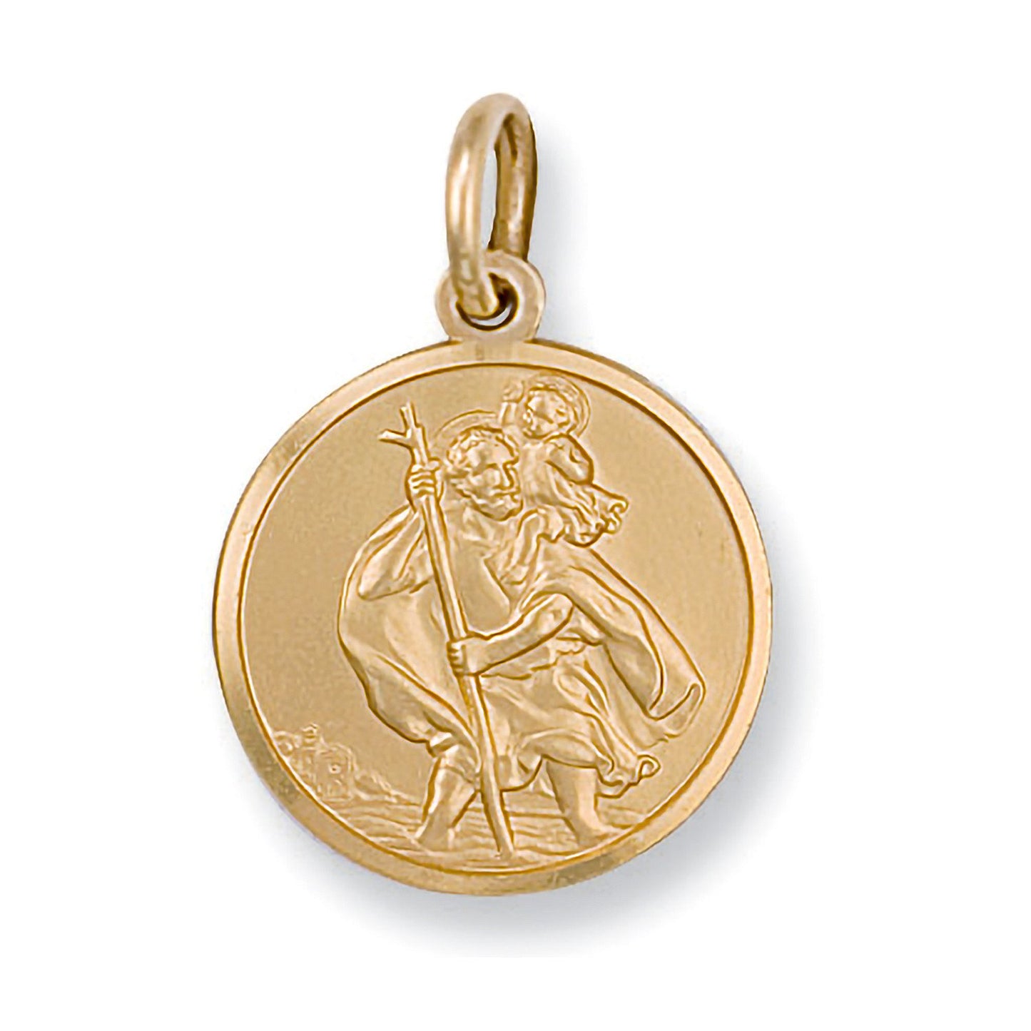 Yellow Gold St. Christopher Pendant - 4.1g