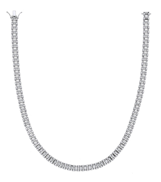 Silver 8.5mm Fancy Link Gents Chain
