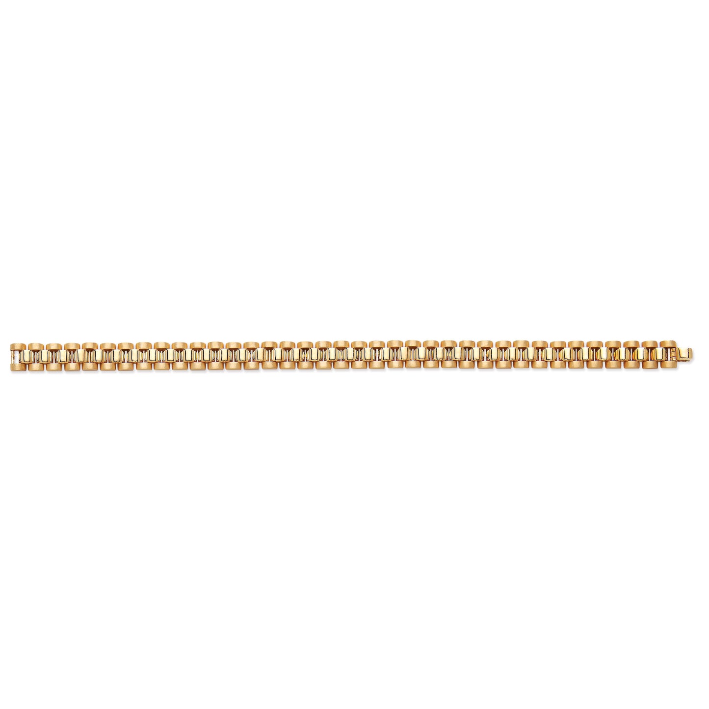 Yellow Gold 10mm Fancy Link Ladies/Gents Bracelet