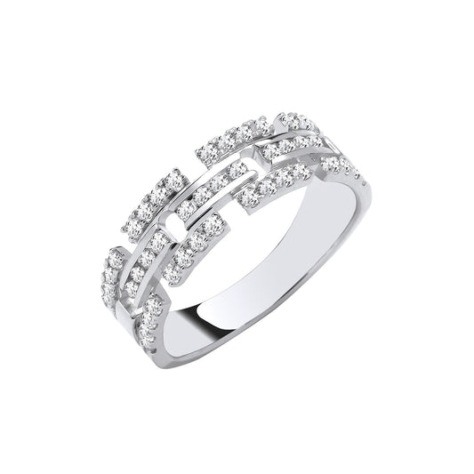 9ct White Gold 0.50ctw Ring