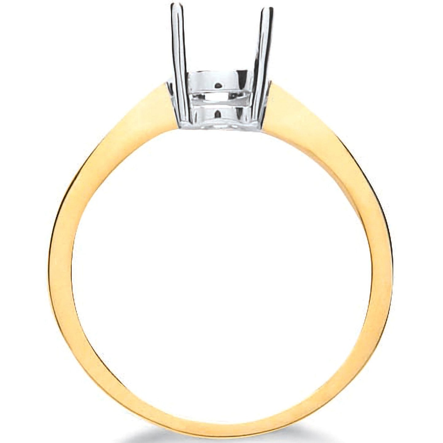 18ct Yellow Gold Ring Mount 1.00ct