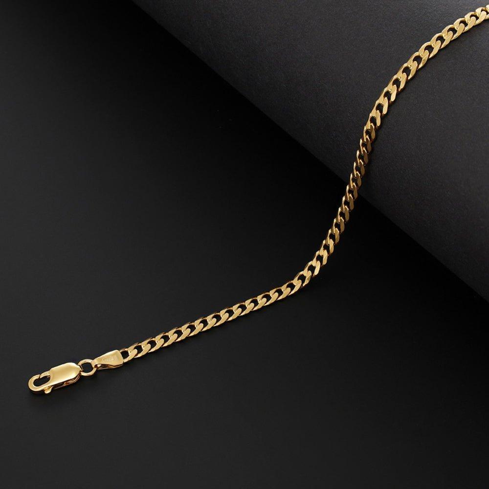 Yellow Gold 4mm Curb Chain