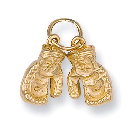 Yellow Gold Boxing Glove Pendant