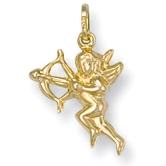 Yellow Gold Cupid Pendant