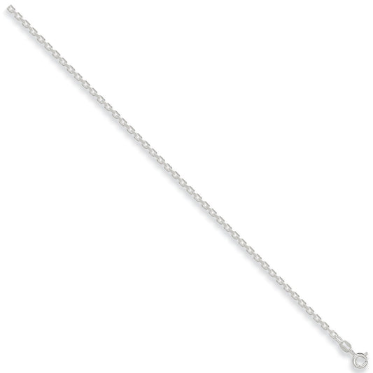 Silver 2.7mm Diamond Cut Belcher Chain