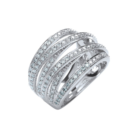 18ct White Gold 1.00ct Diamond Dress Ring (HNN-053E25)