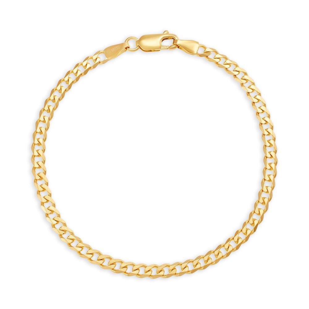 Yellow Gold 4mm Curb Chain