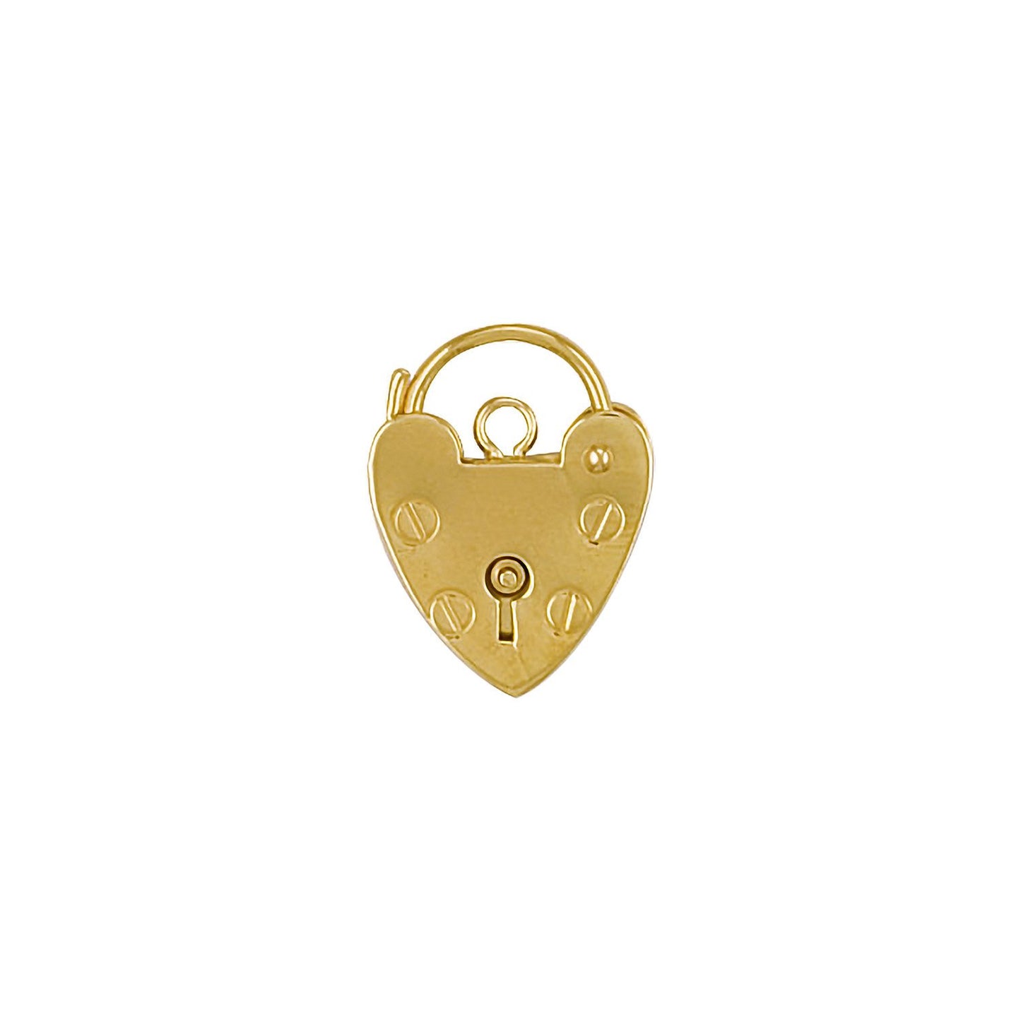 9ct Yellow Gold 9mm Padlock