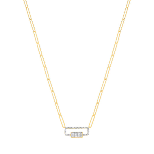 9ct Yellow Gold 0.22ctw Chain 17"