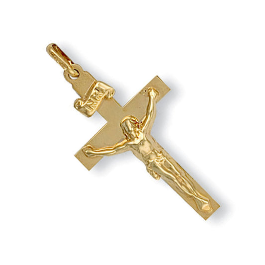 Yellow Gold Crucifix - 18.7mm