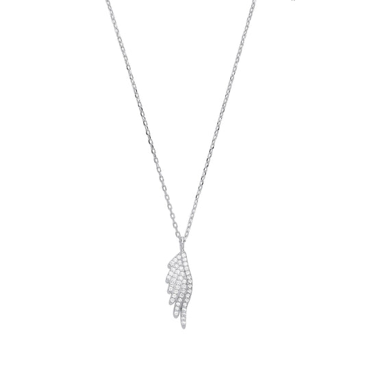 Silver Angel Wing 16" Necklace/Ladies Bracelet
