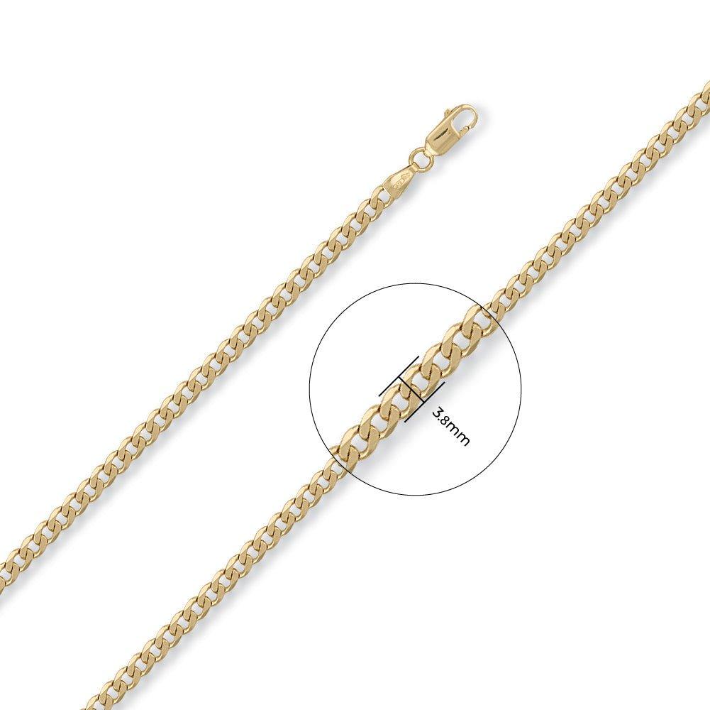 Yellow Gold 4mm Curb Chain