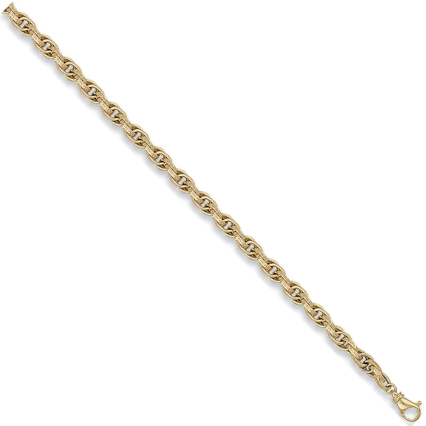 Yellow Gold 5.7mm Hollow Prince of Wales Chain