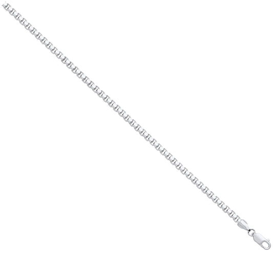 Silver 4mm Box Chain