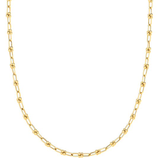 Yellow Gold Chains 18" Necklace/Ladies Bracelet