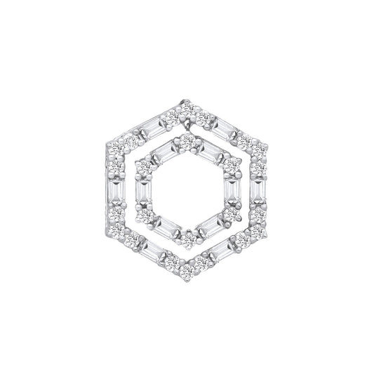 18ct White Gold 0.56ctw Pendant