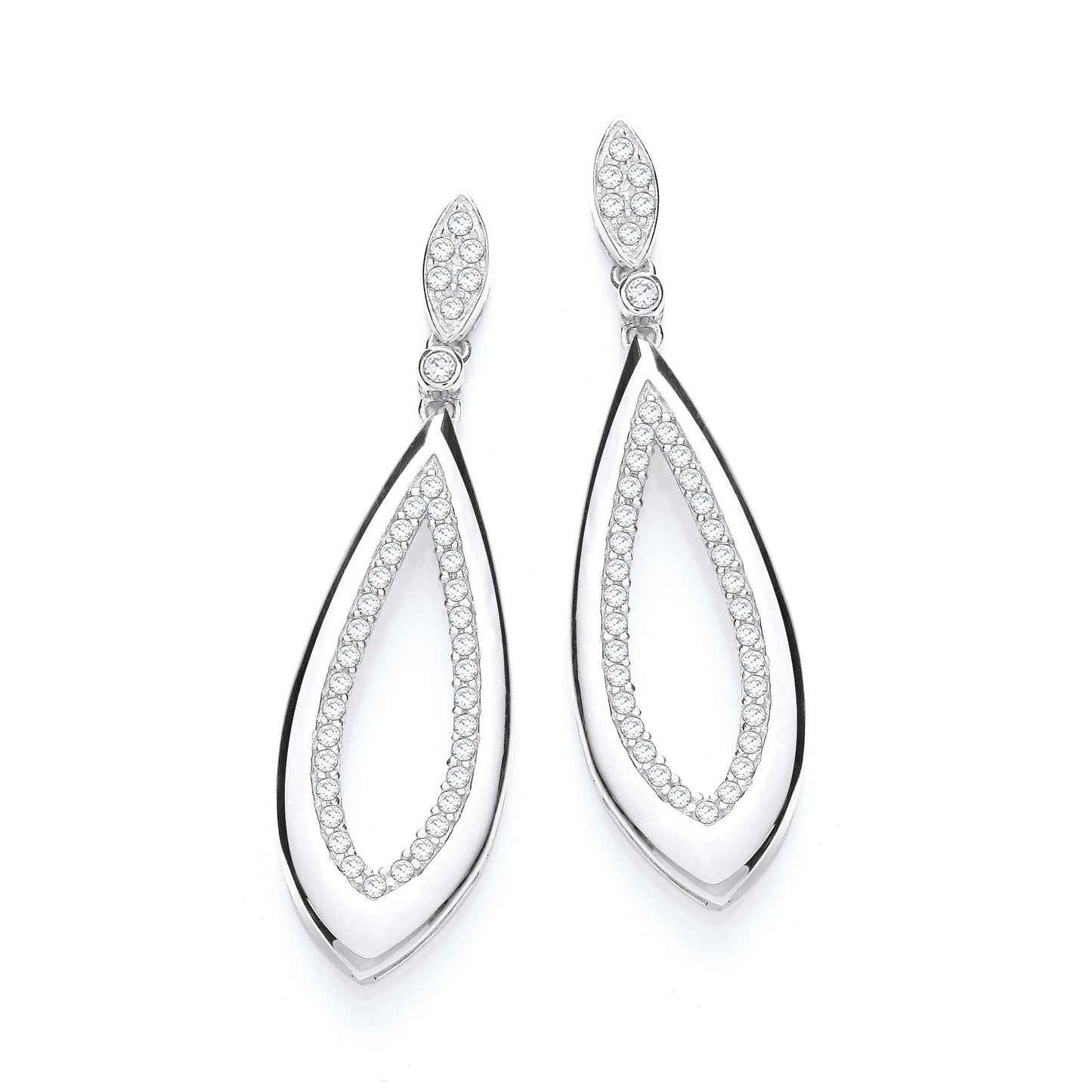 Fancy Pear Cubic Zirconia Drop