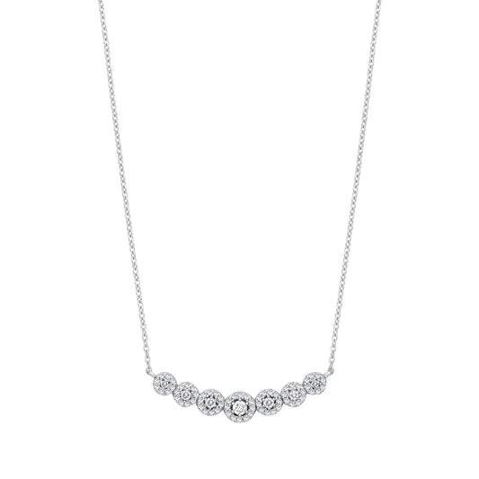18ct White Gold Necklace 0.50ctw
