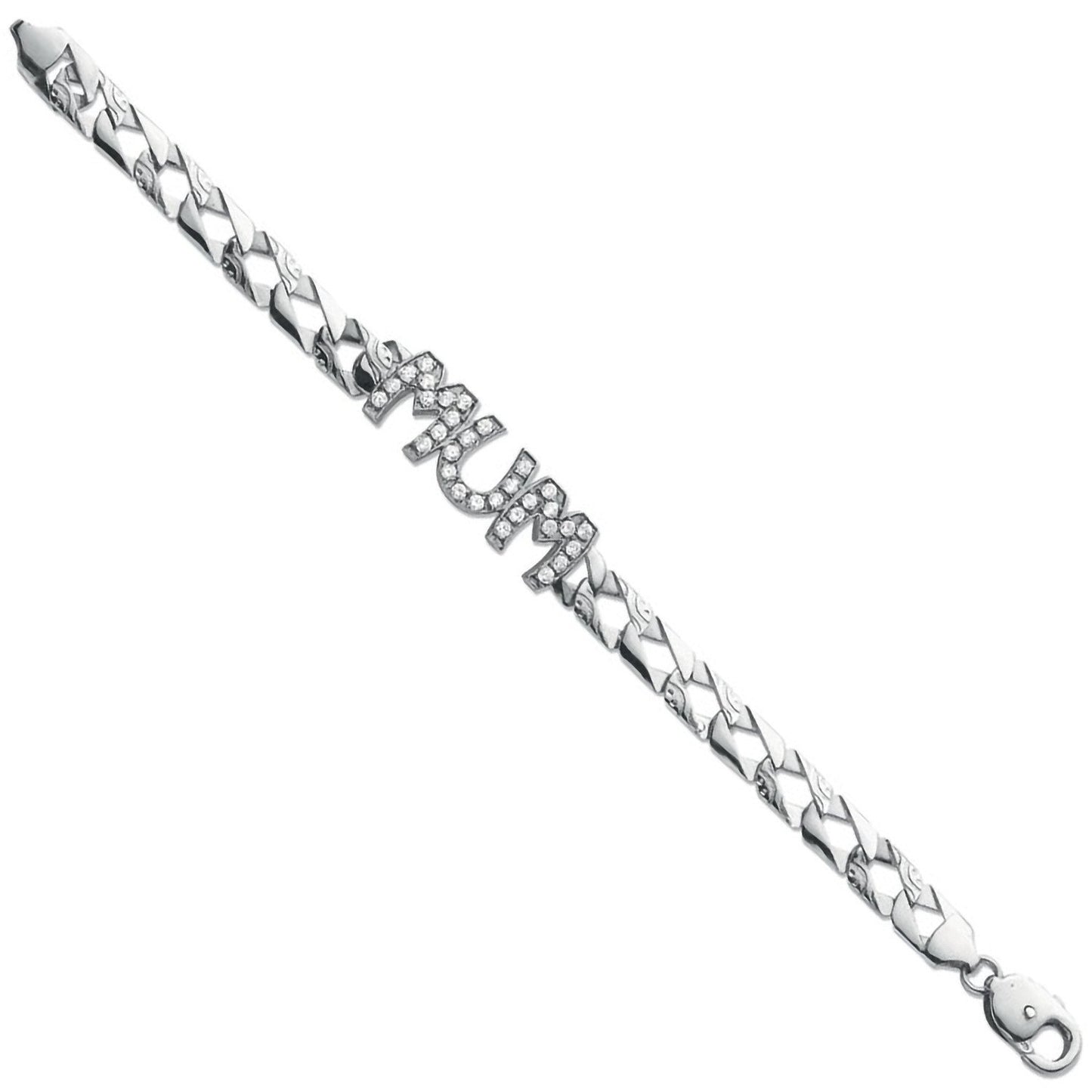 Silver Mum Bracelet - 13.5g