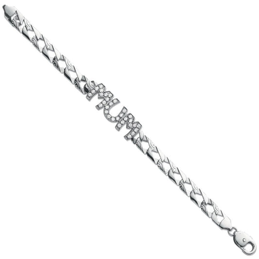 Silver Mum Bracelet - 13.5g
