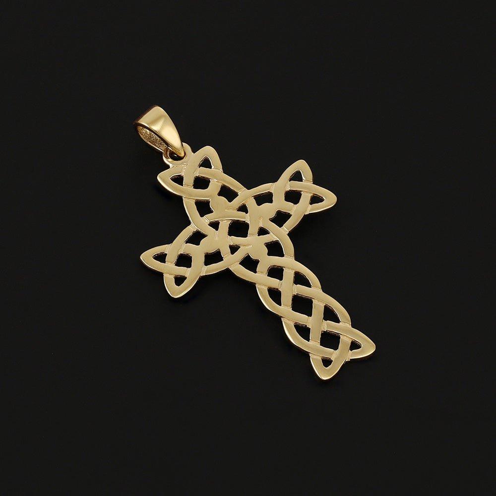 Yellow Gold Celtic Cross