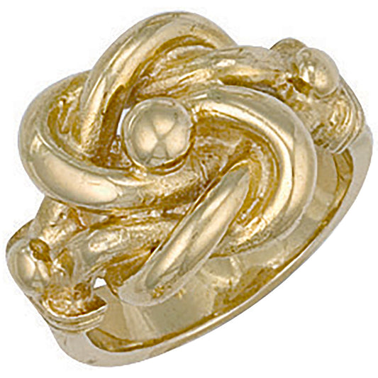 Yellow Gold Knot Ring (HNN-2445C6)