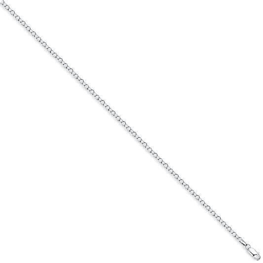Silver 3mm Round Belcher Chain