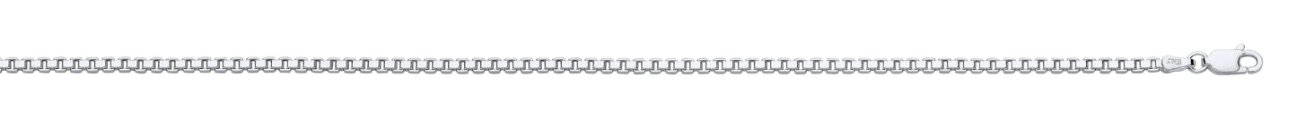 Silver 2.5mm Box Chain