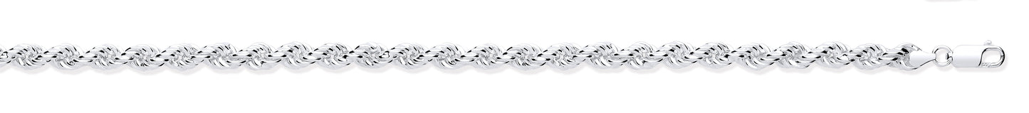 Silver 6.5mm Rope Chain