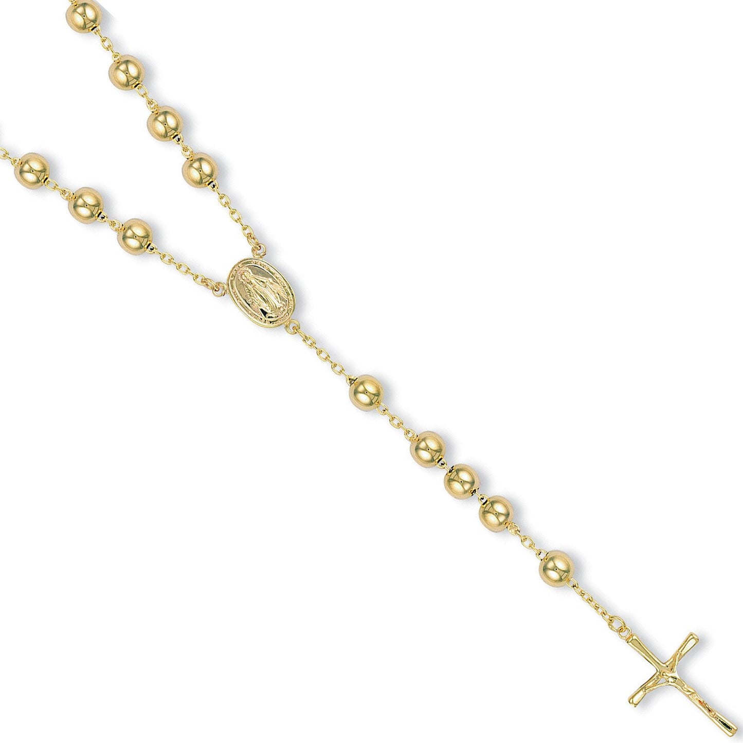 Yellow Gold Rosary Beads - 41.0g
