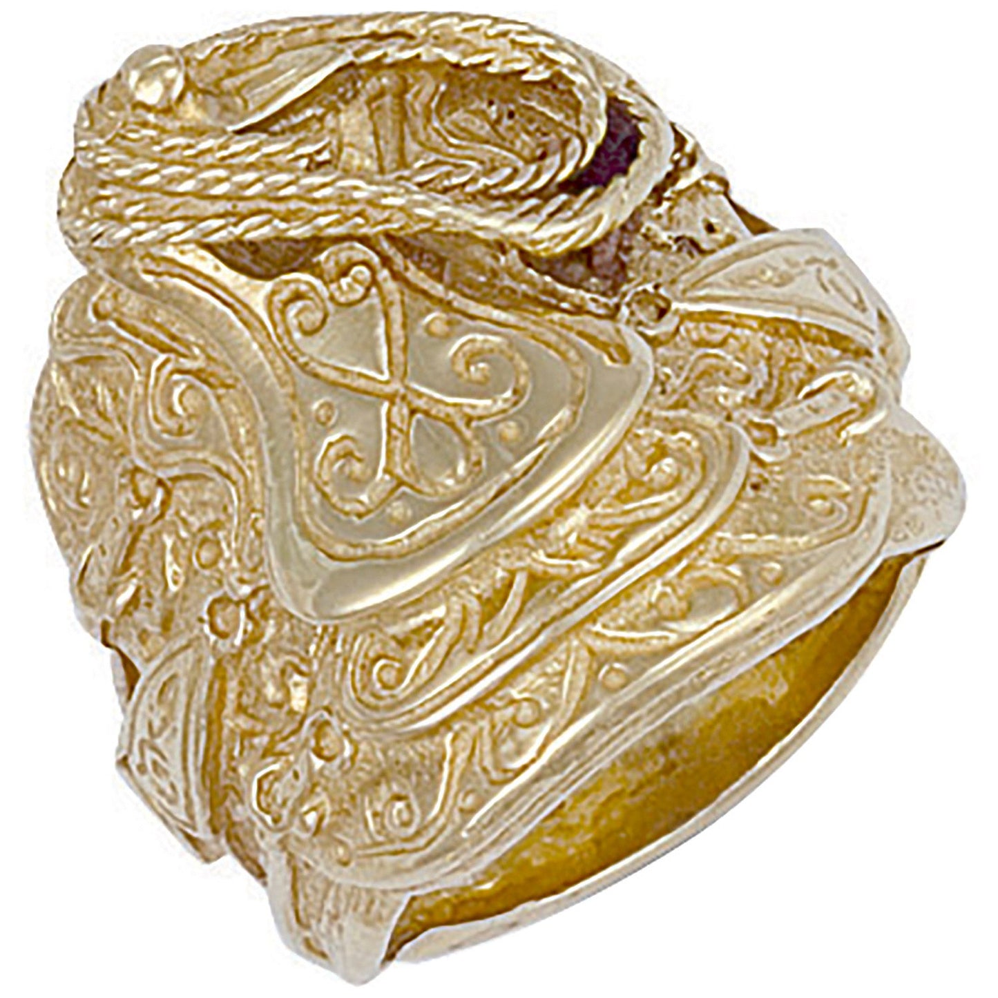 Yellow Gold Saddle Ring - 25.5g