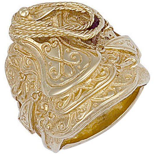 Yellow Gold Saddle Ring - 25.5g