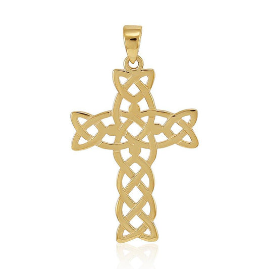 Yellow Gold Celtic Cross