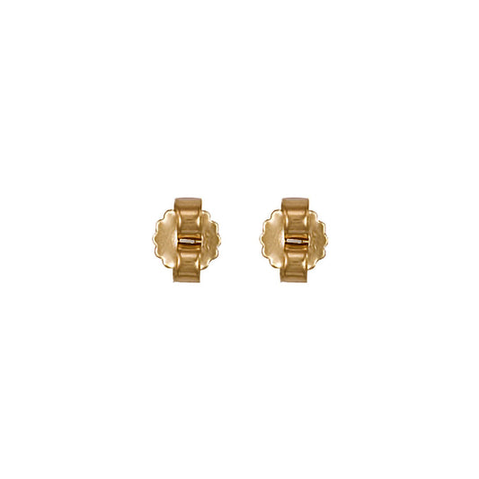 Yellow Gold Small Butterflies (Pack of 6 Pairs)