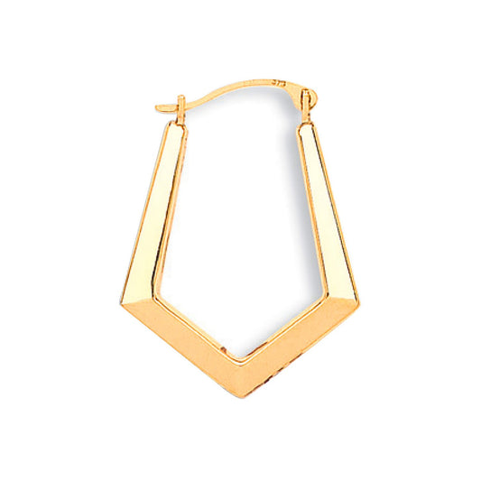 Yellow Gold Fancy Creoles (HNN-B9A19B)