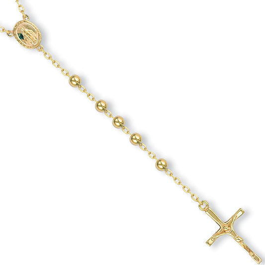 Yellow Gold Rosarery Beads