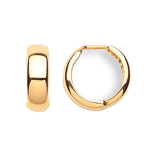 Yellow Gold 16mm Huggies