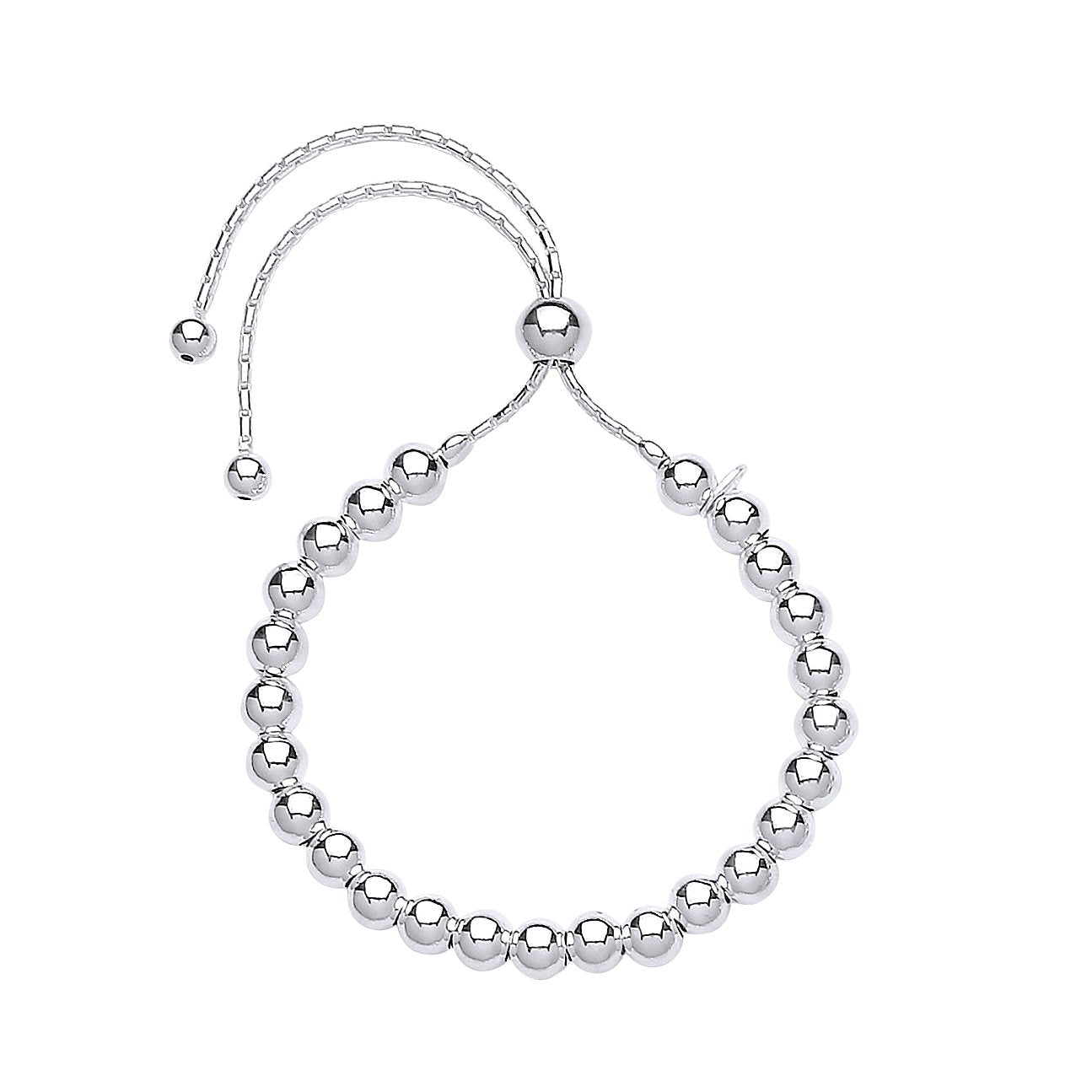 Silver Ball Friendship Bracelet