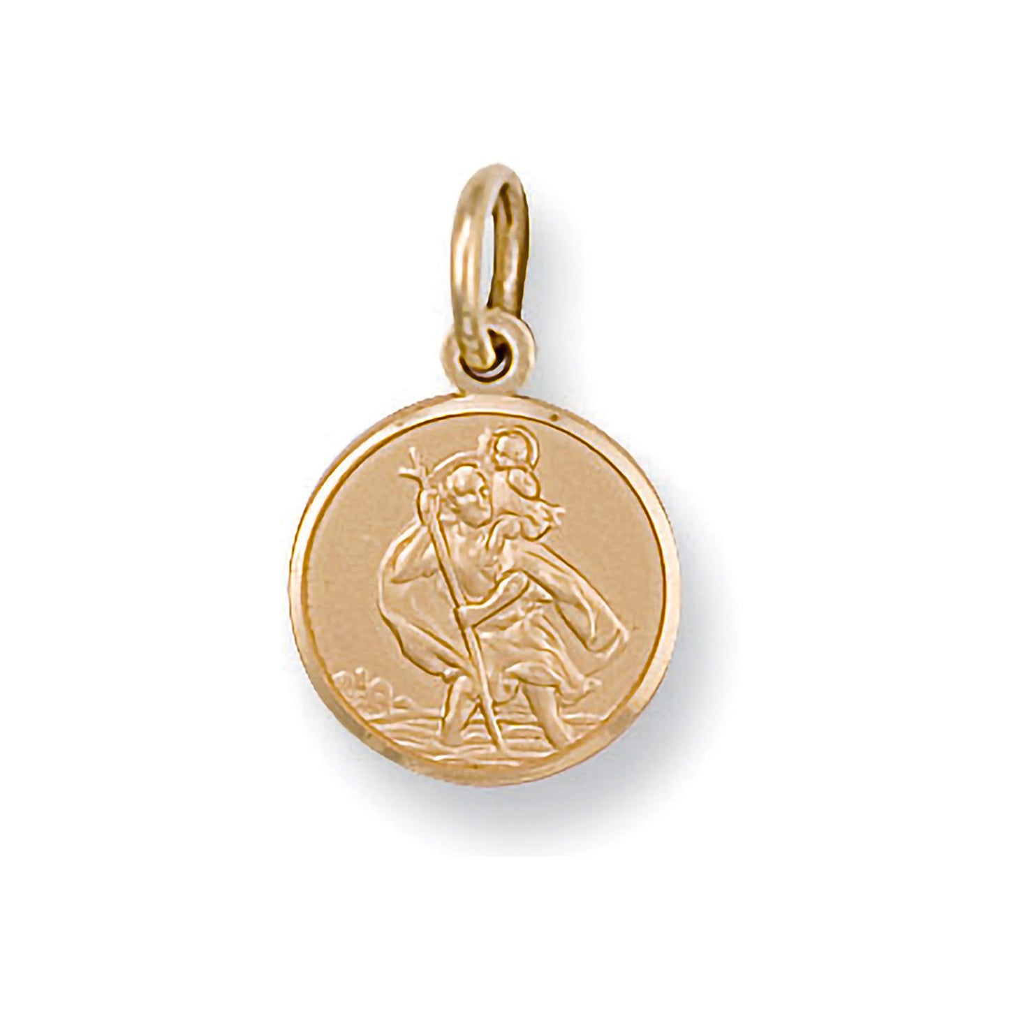 Yellow Gold St. Christopher Pendant - 1.3g