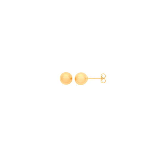 9ct Yellow Gold 3mm Ball Studs