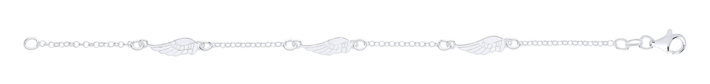 Silver Angel Wing Bracelet