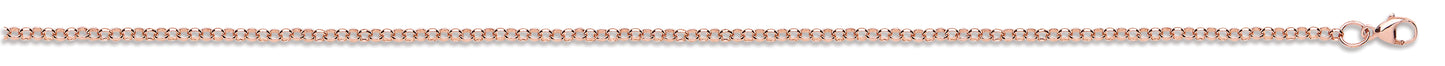 Rose Gold 2.7mm Round Belcher Chain