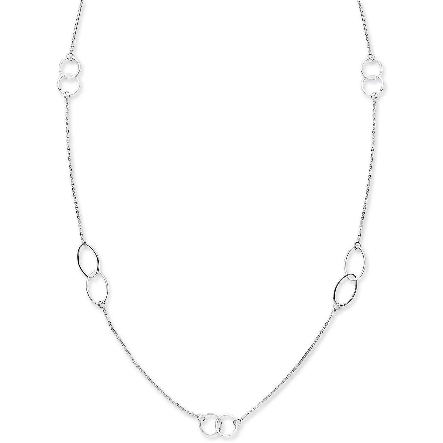 Silver Fancy Chain 42"
