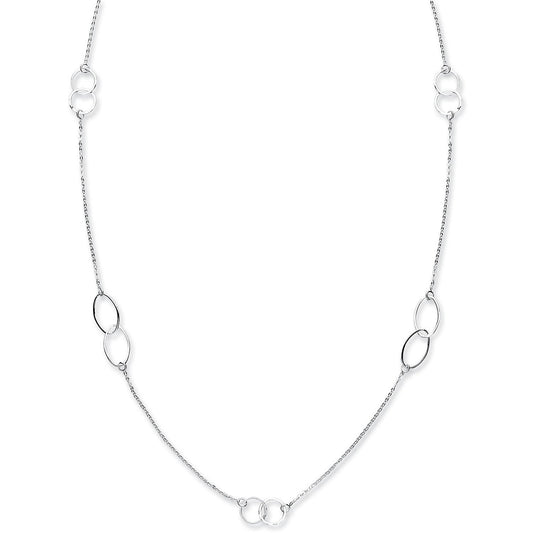 Silver Fancy Chain 42"